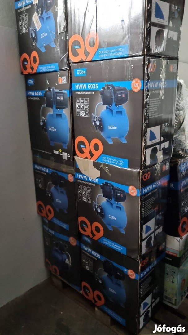 Güde, 600W teljesítményű hidrofor, elektronikus vezérlésű