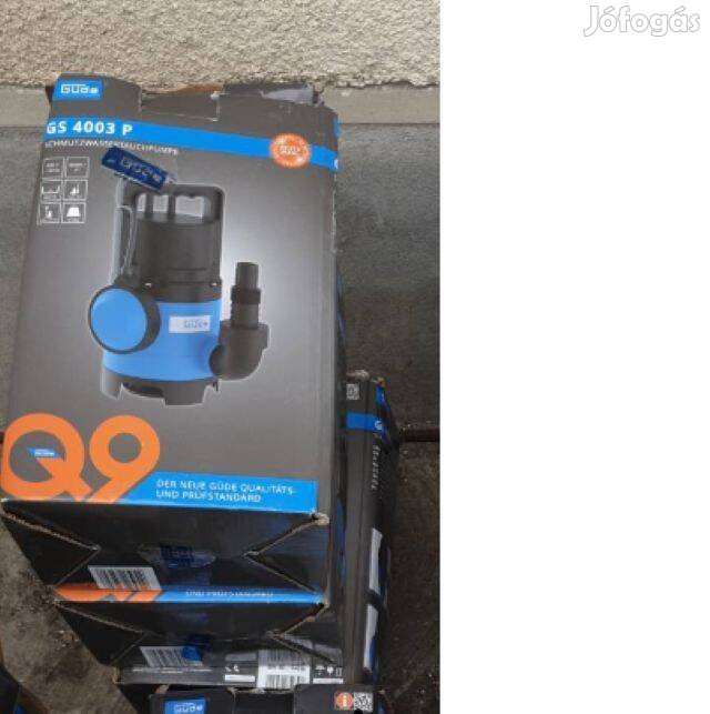 Güde, búvárszivattyú, tiszta víz és szennyvízhez, úszókapcsolóval