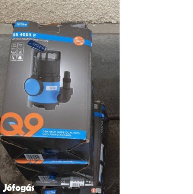 Güde, merülő búvár szennyvízszivattyú 8000literóra