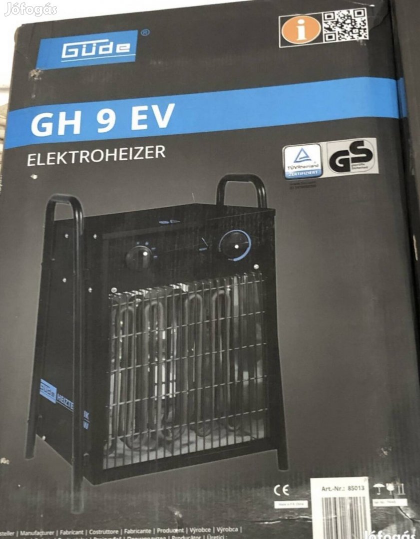 Güde elektromos fűtő (9 kW; 400 V) GH 9 EV