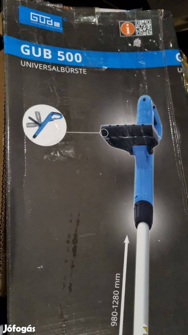 Güde elektromos kefés takarítógép, járdák, teraszok takarításához