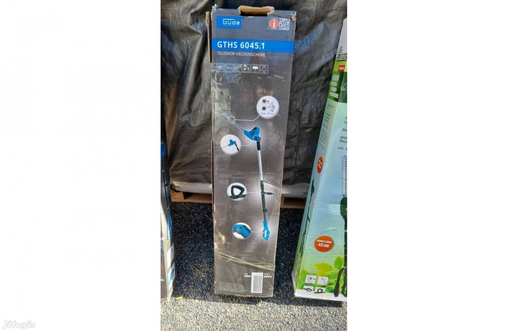 Güde elektromos sövényvágó, magas sövényekhez 600W-os