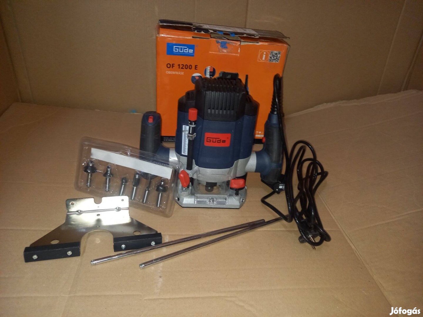 Güde felsőmaró OF 1200 E - 1200 W-os motor