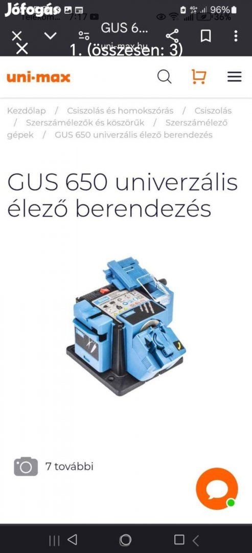 Güde gus650 univerzális élezö eladó