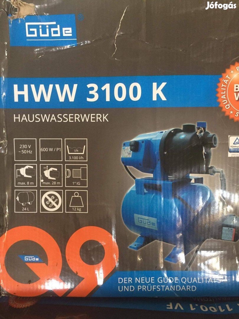 Güde hww 3100 k hidrofor