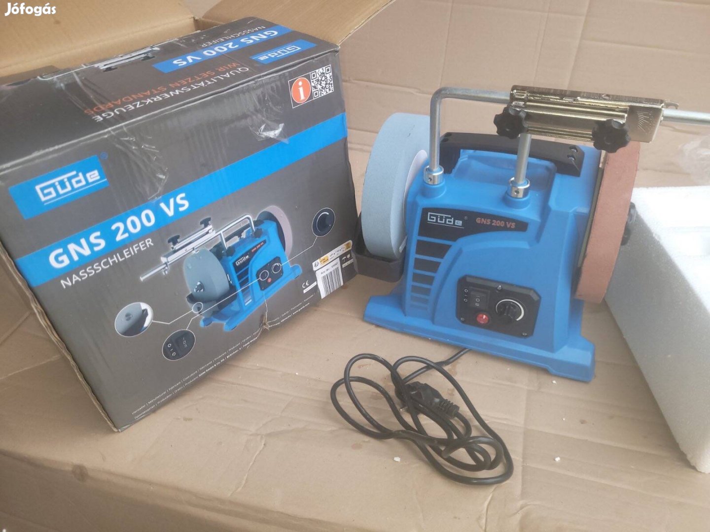 Güde nedves csiszoló, élező 120W Gns 200 VS