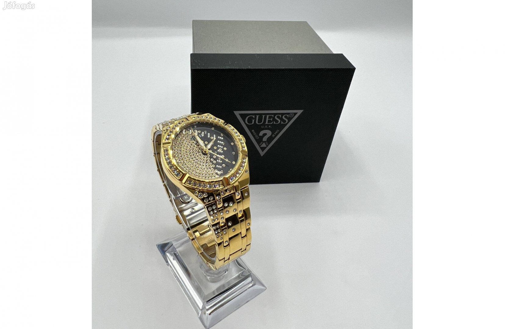 Guess GW0312L2 női óra, 36mm, arany, újszerű, 1 év garancia, Akciós