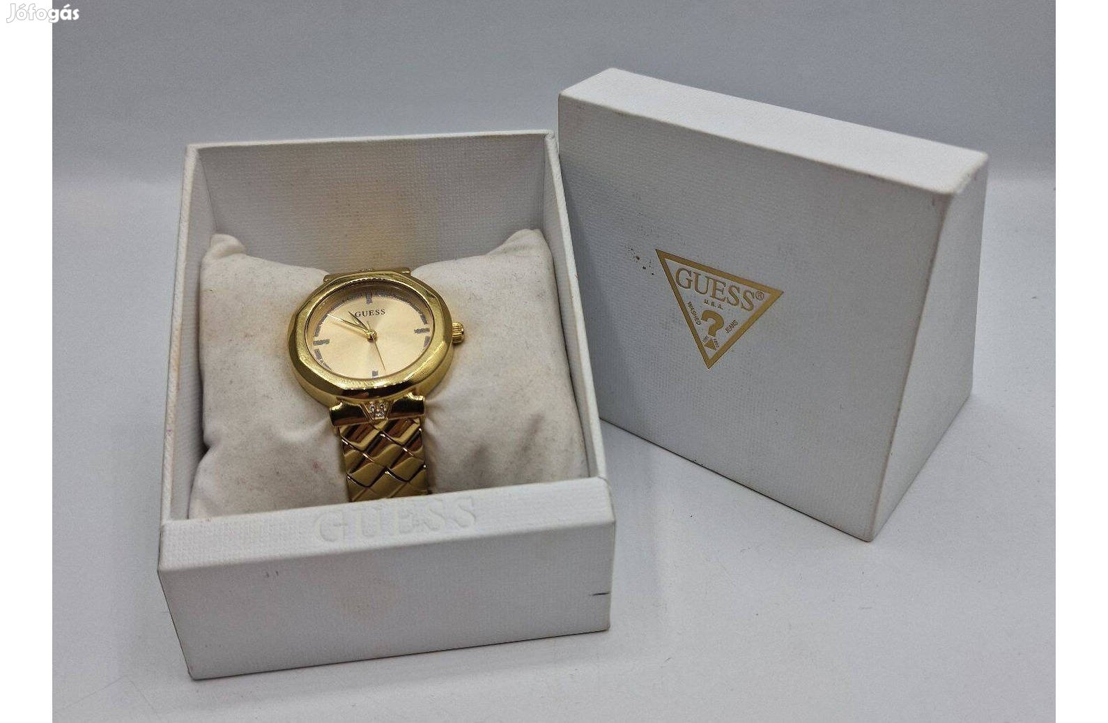 Guess GW0613L2 női karóra, 34mm, 3ATM, arany színű, használt