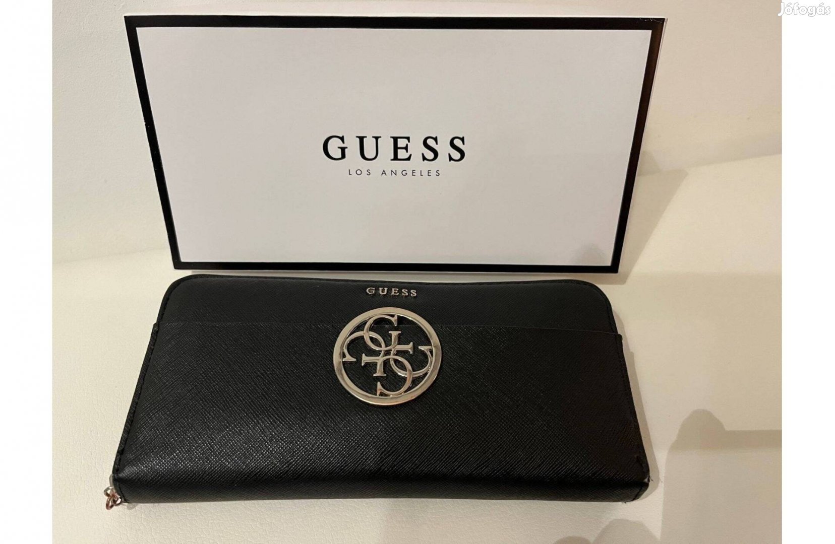 Guess Jeans Kamryn fekete színű pénztárca