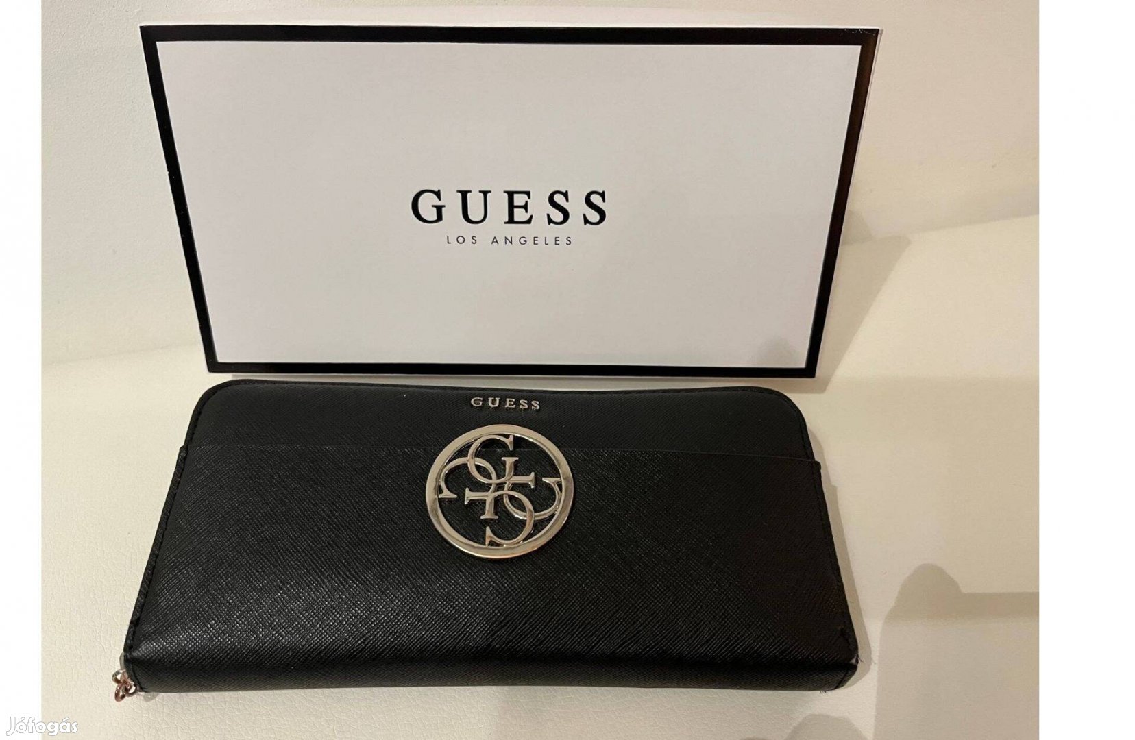 Guess Jeans Kamryn női fekete színű pénztárca