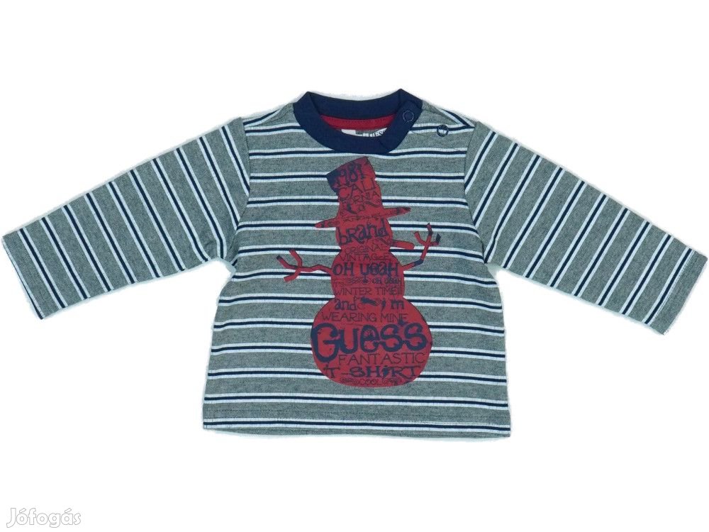 Guess Új (címkés) Fiú Hosszú ujjú felső (Méret: 62)
