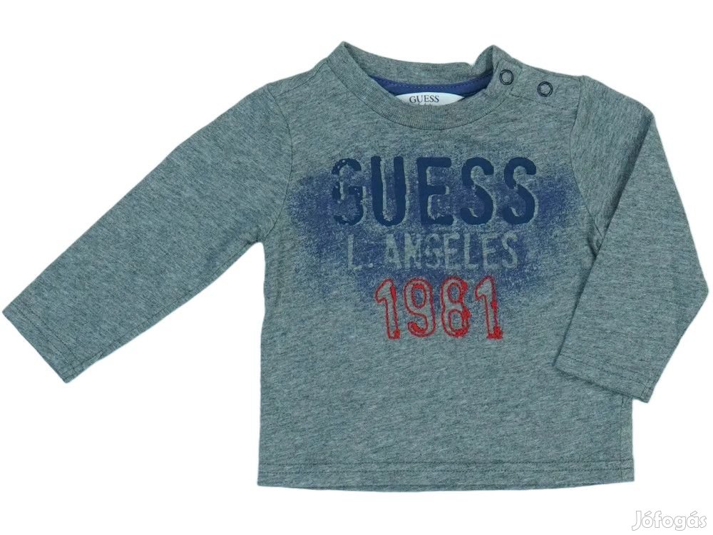 Guess Új (címkés) Fiú Hosszú ujjú felső (Méret: 68)