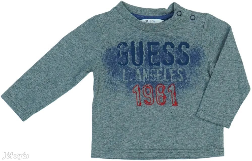 Guess Új (címkés) Fiú Hosszú ujjú felső (Méret: 68)