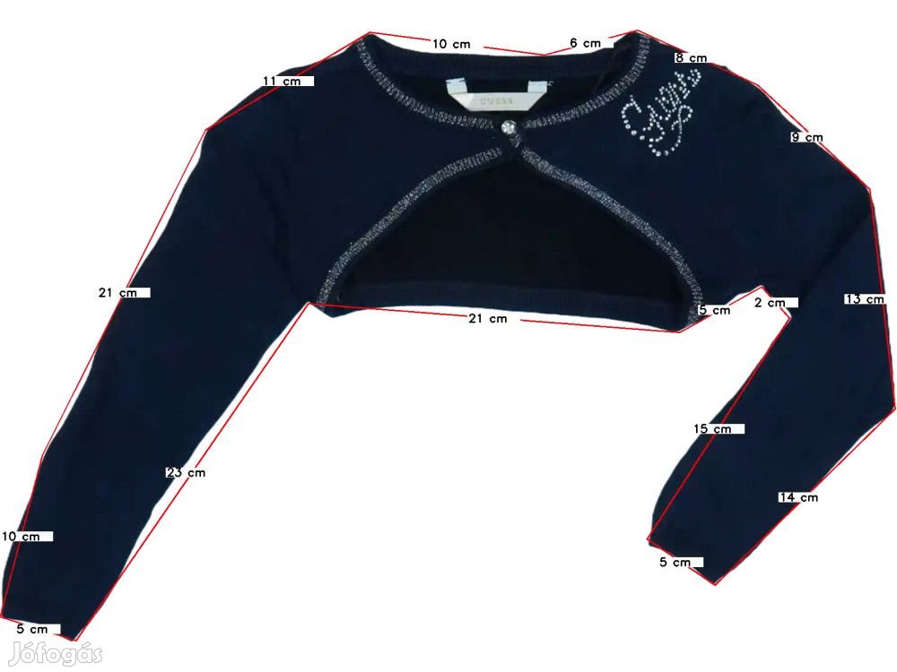 Guess Új (címkés) Lány Bolero (Méret: 92)