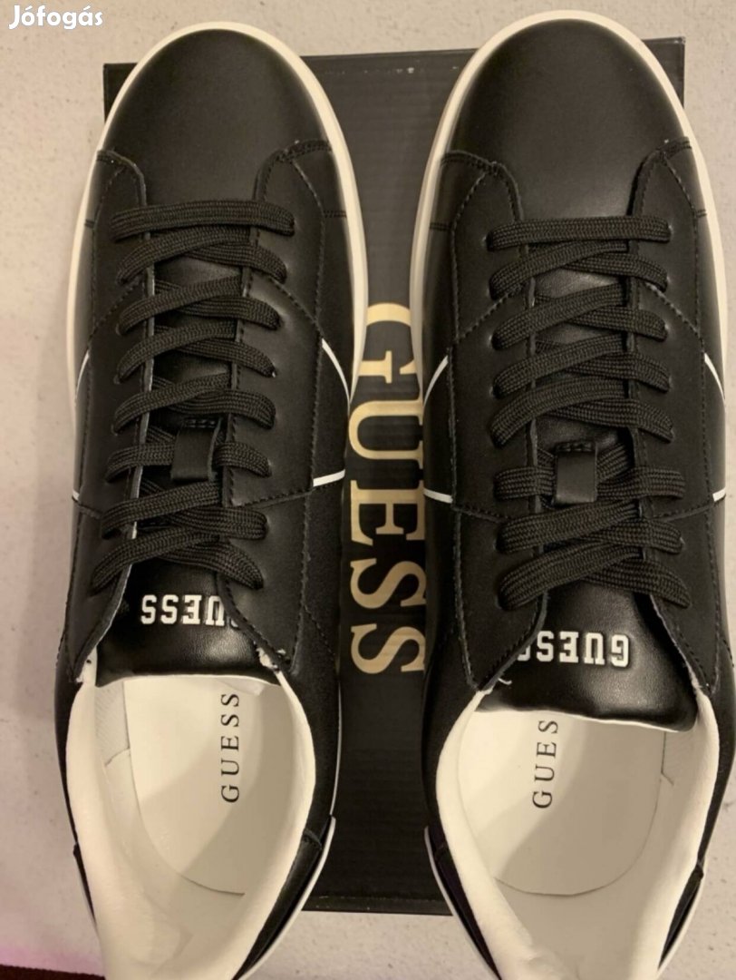 Guess férfi fekete bőrcipő 45-es