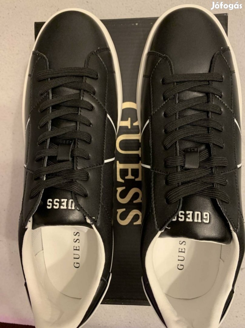 Guess férfi fekete bőrcipő 45-es