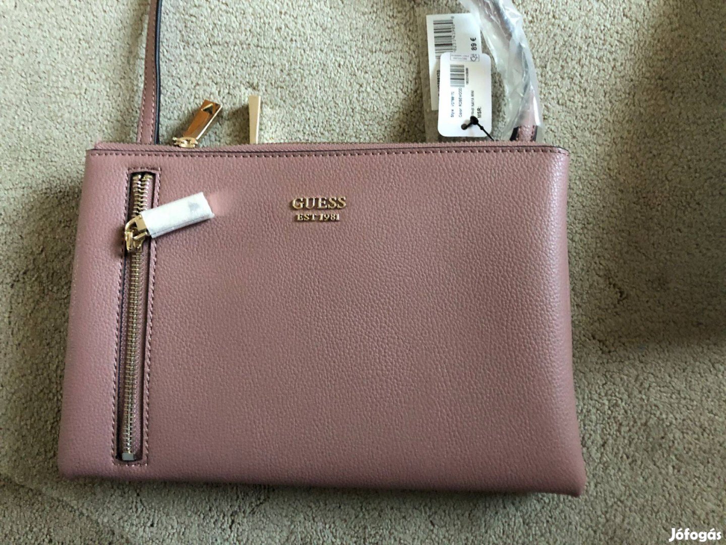 Guess táska pasztell rózsaszín,vadonatúj
