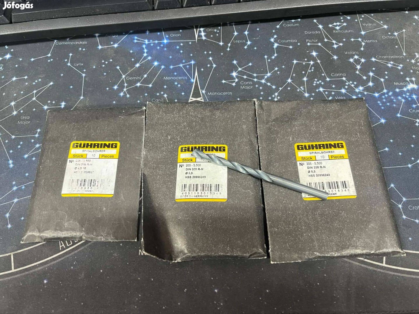 Gühring HSS csigafúrók