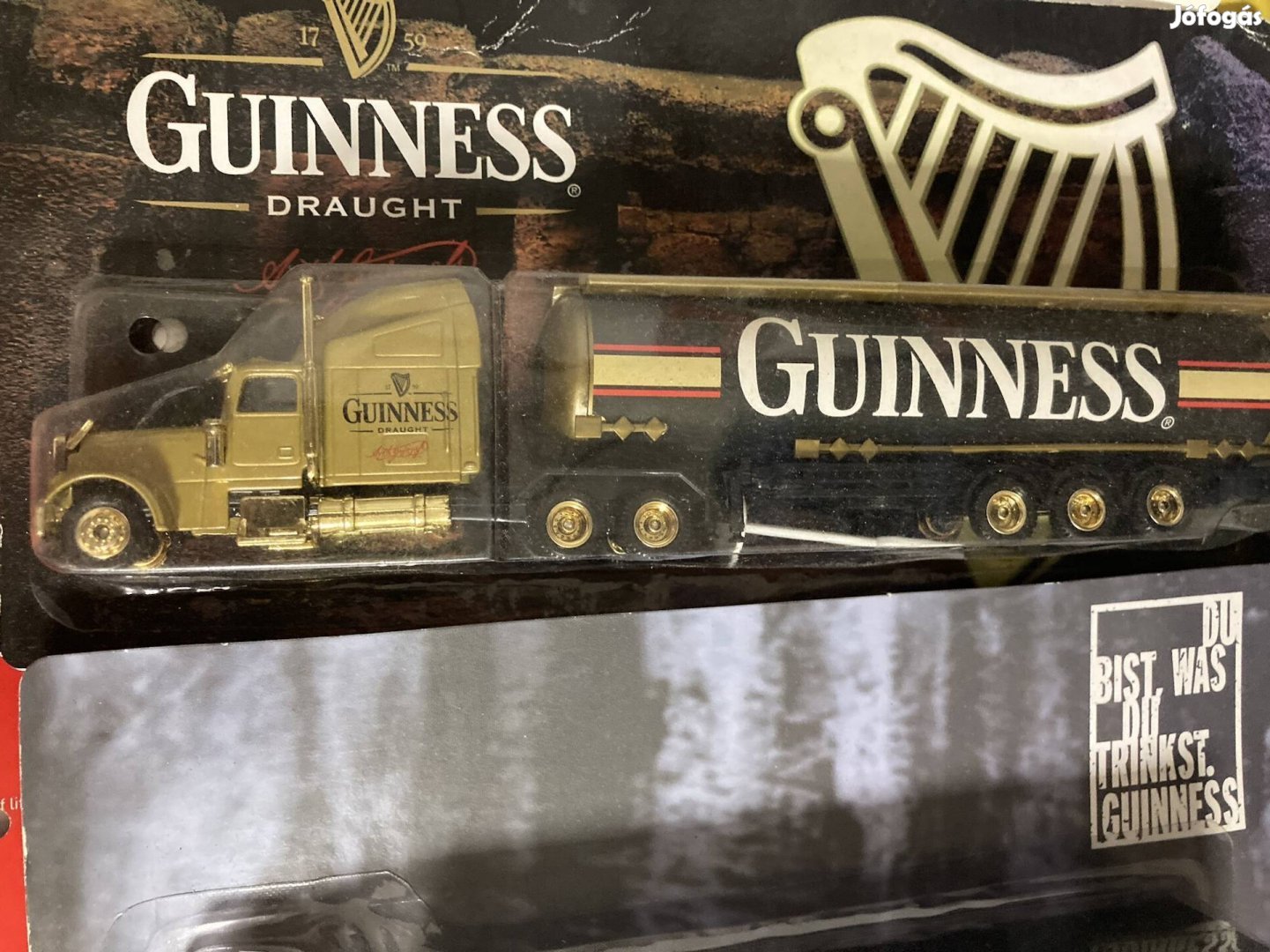 Guinness Jim Beam reklám kamion modell makett 1:87