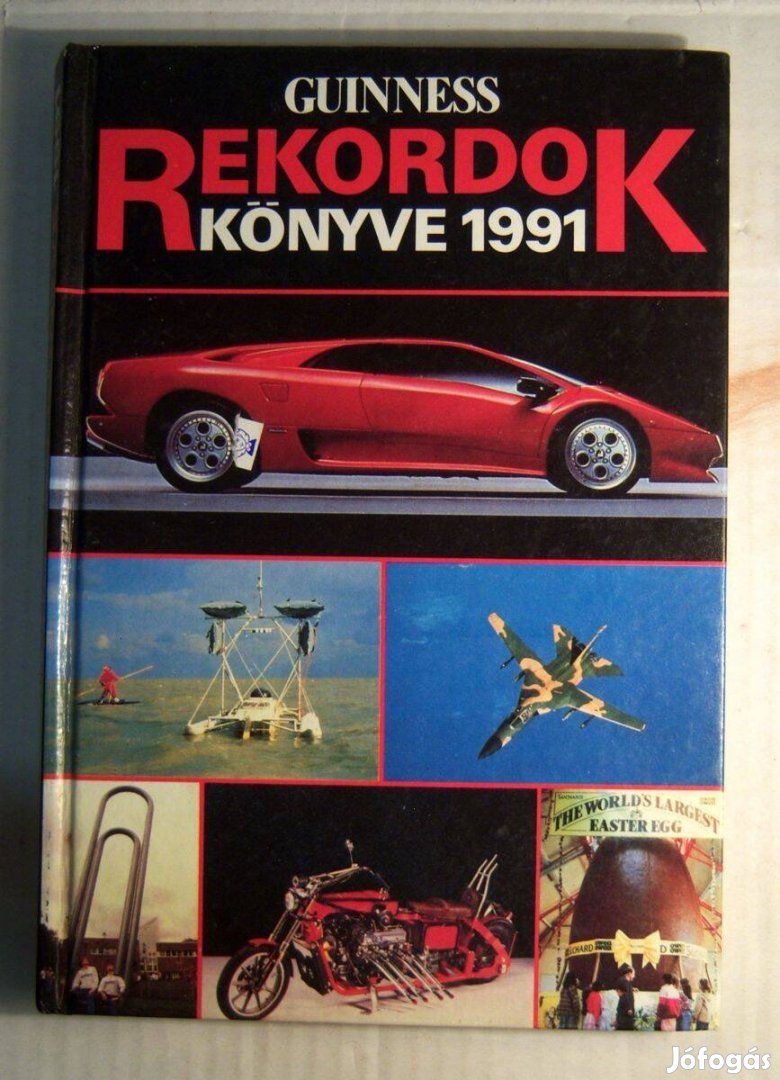 Guinness Rekordok Könyve 1991 (sérült) 8kép+tartalom