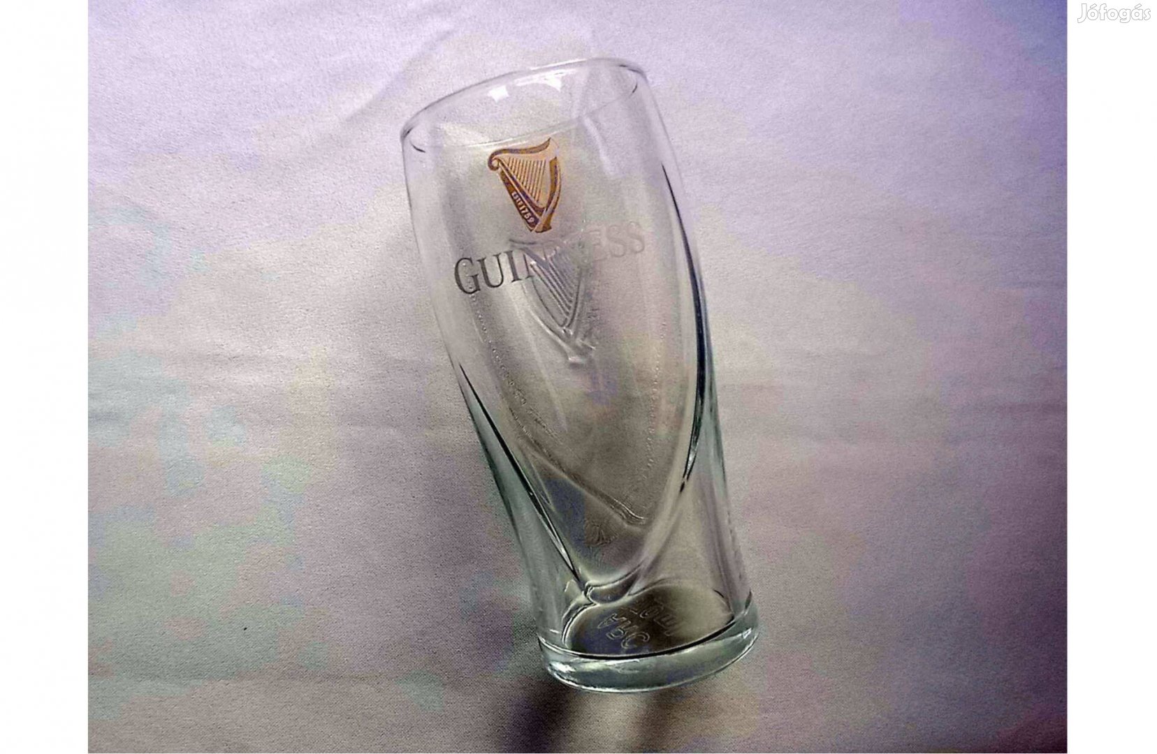 Guinness söröspohár emblémával * Estp 1759 * Űrtartalom: 570 ml