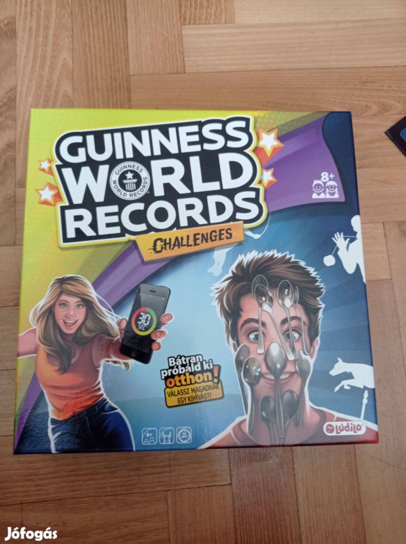 Guinness world recodrs challenges társasjáték