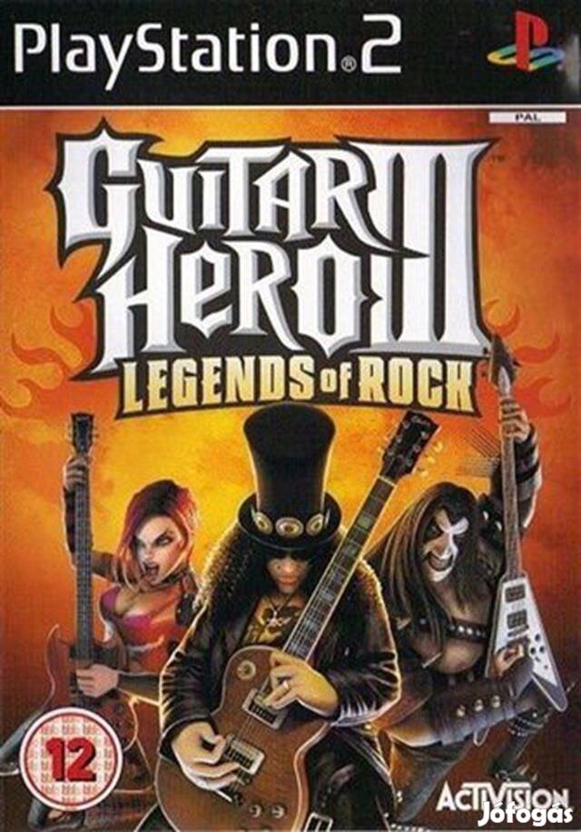 Guitar Hero 3 Legends of Rock (Game Only) eredeti Playstation 2 játék