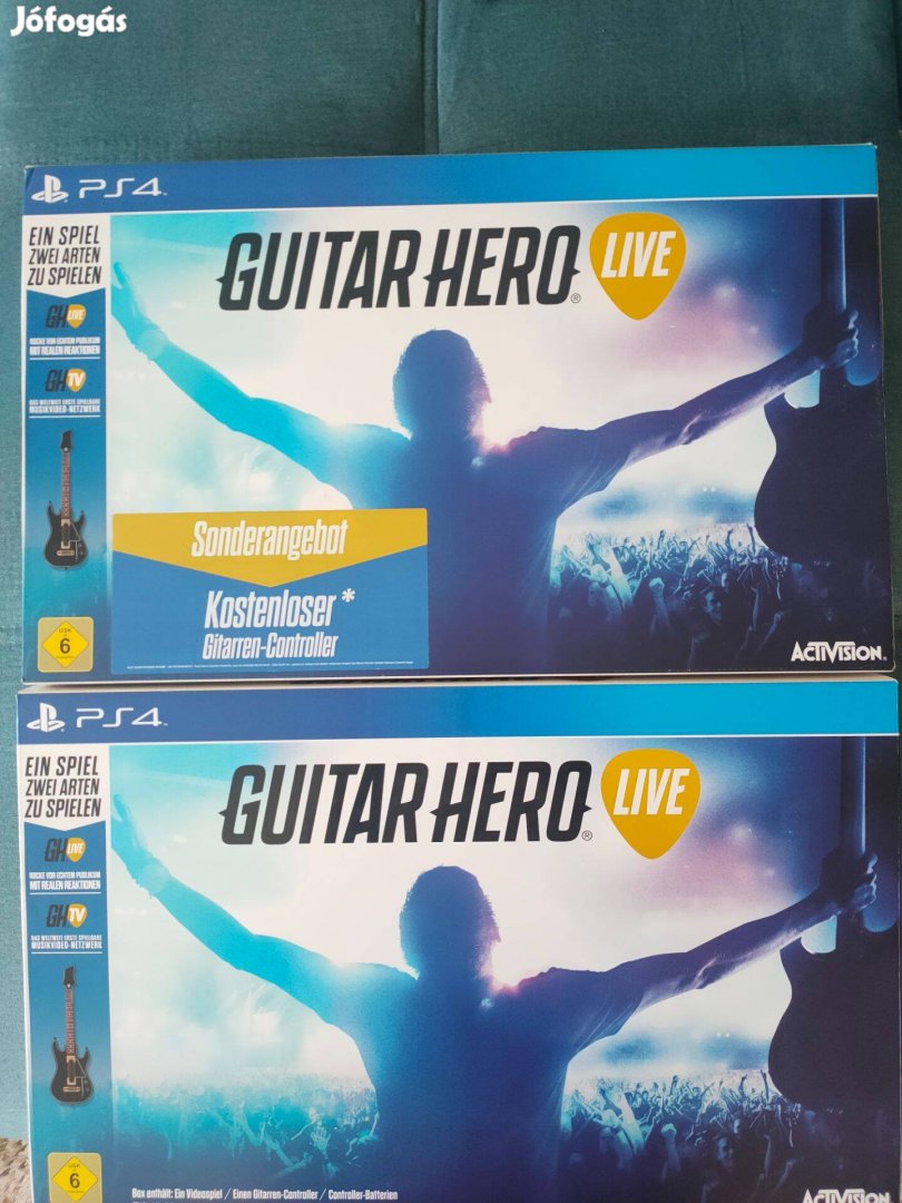 Guitar Hero Live Ps4 2DB Gitár Debrecenben Eladó