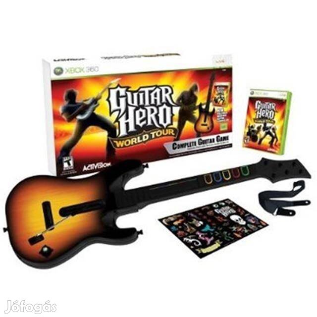 Guitar Hero World Tour (With Guitar) eredeti Xbox 360 játék