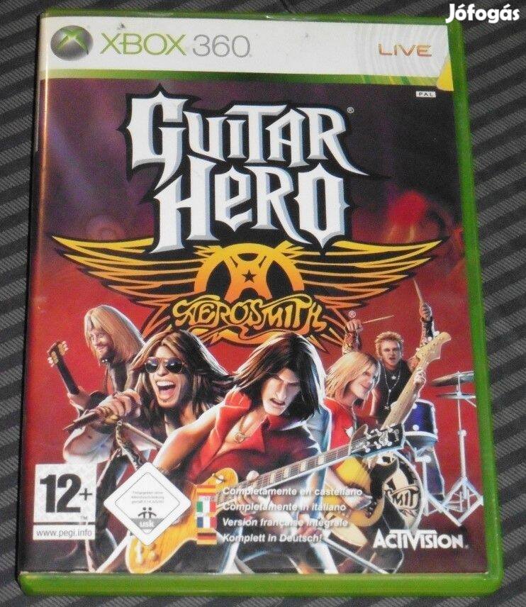 Guitar Hero - Aerosmith Gyári Xbox 360 Játék Akár Féláron