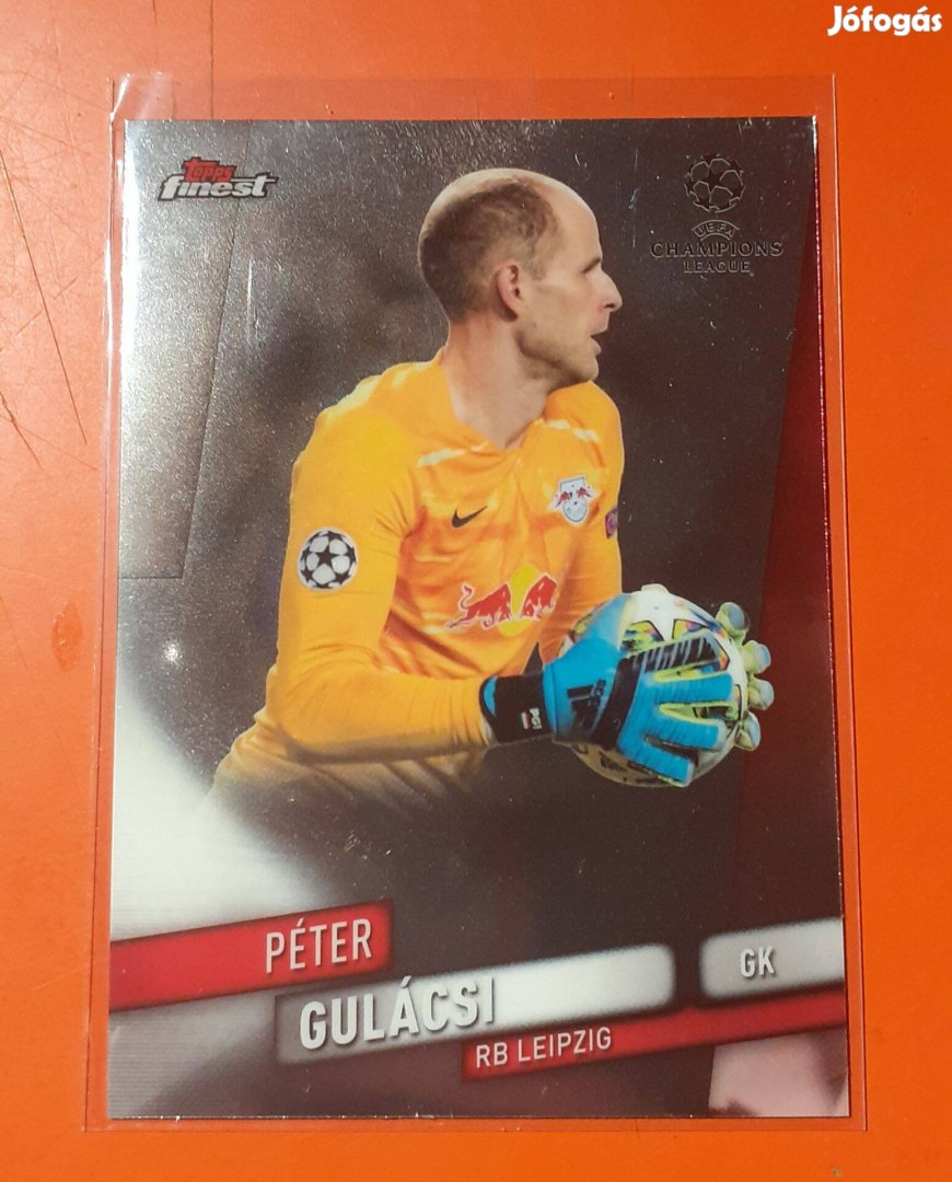 Gulácsi Péter Topps Finest focis kártya