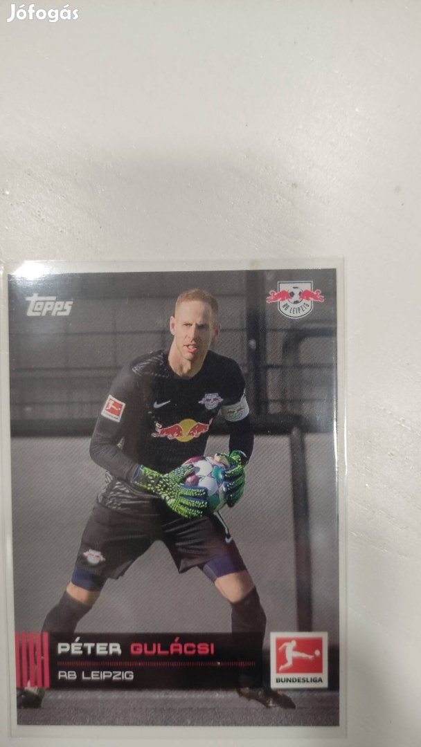 Gulácsi Topps focis kártya