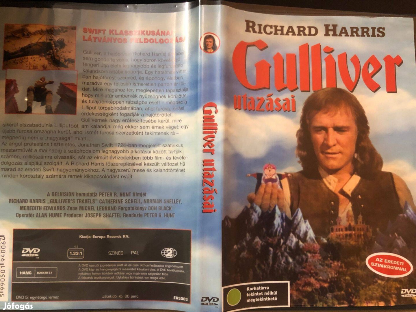 Gulliver csodálatos utazásai DVD (karcmentes, Ted Danson)
