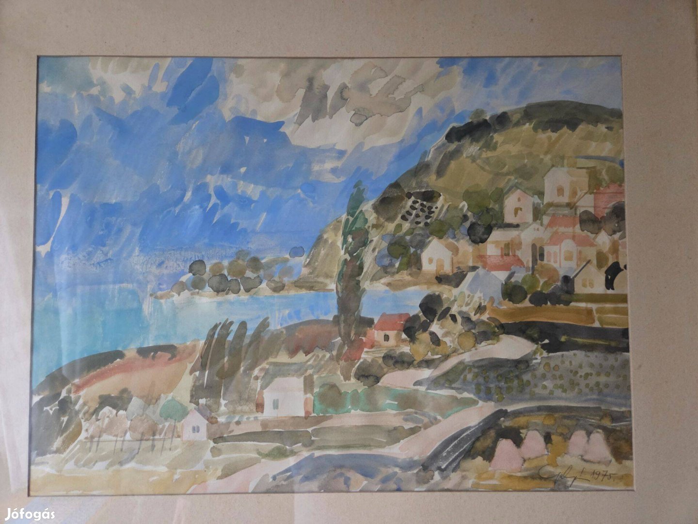 Gulyás Dénes Part címu festménye