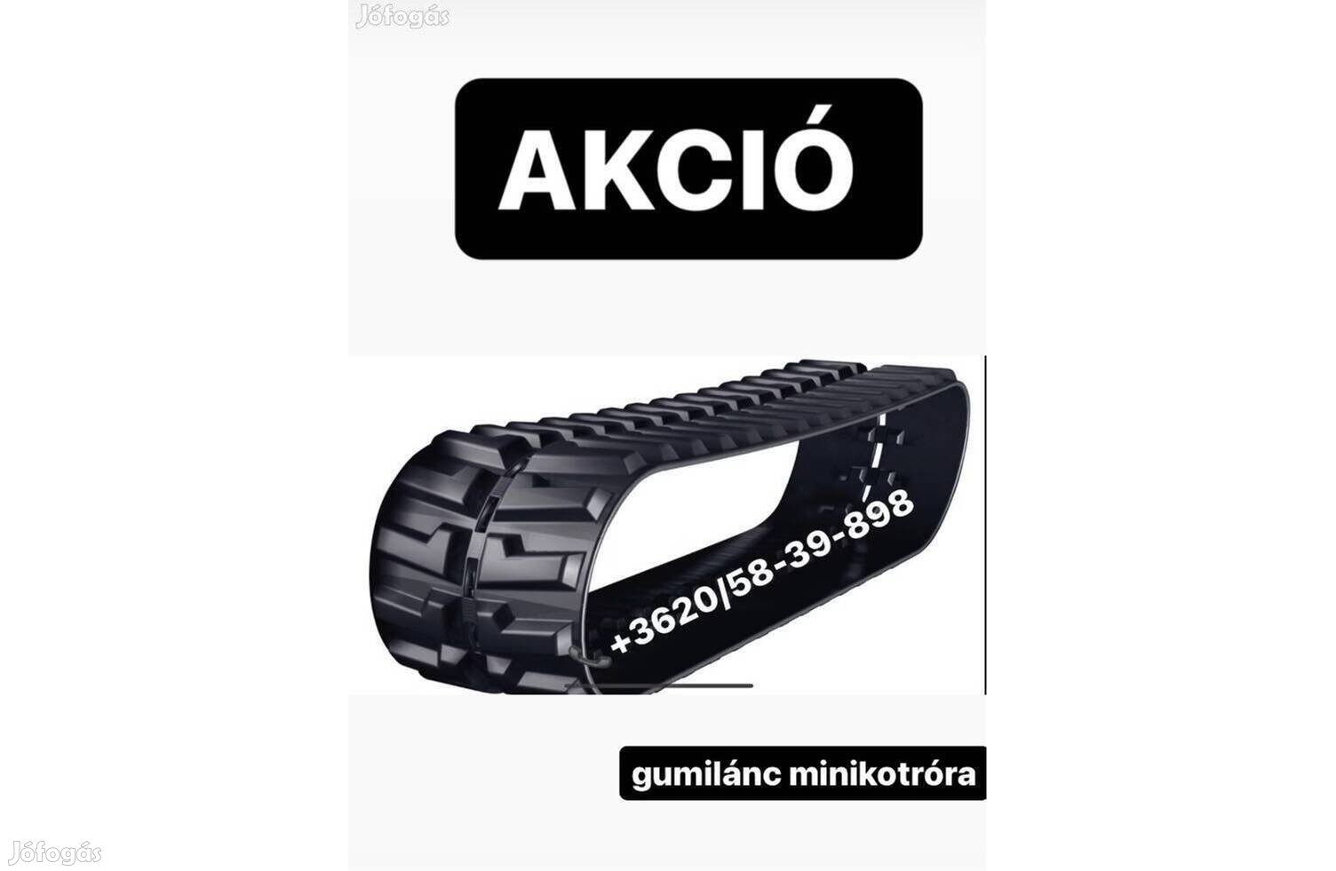 Gumi lánc minikotróra