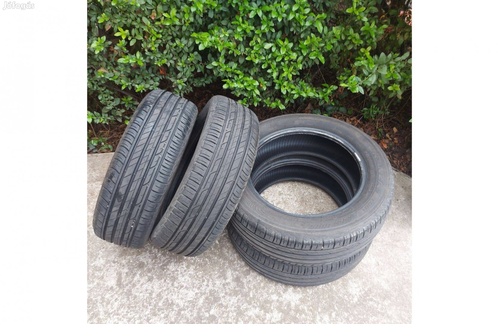 Gumiabroncs, 4 db. (195/60 R16) Bridgestone Turanza, 80%-os