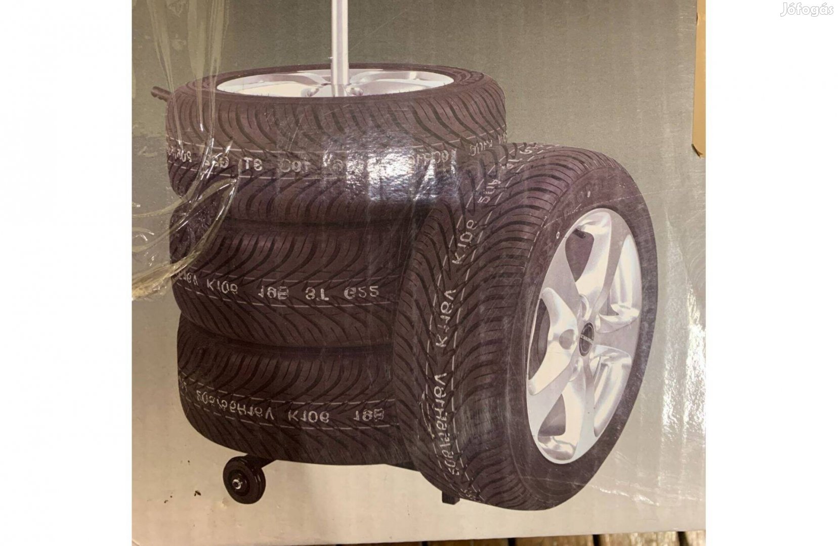 Gumiabroncstartó Kerék Tartó Állvány Abroncsfa Gurulós