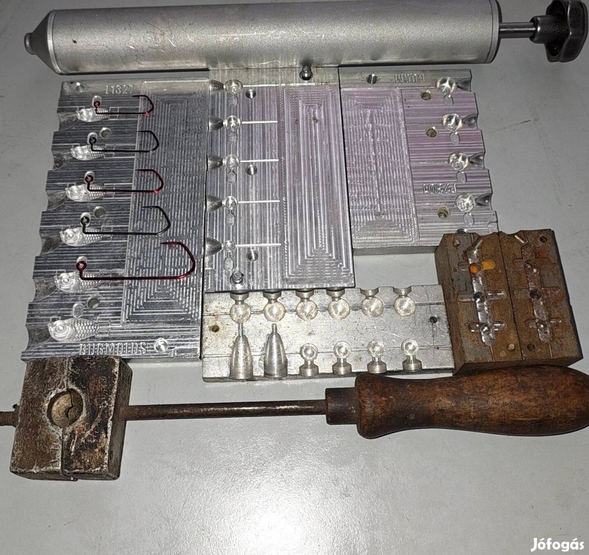 Gumihal és ólom öntő formák