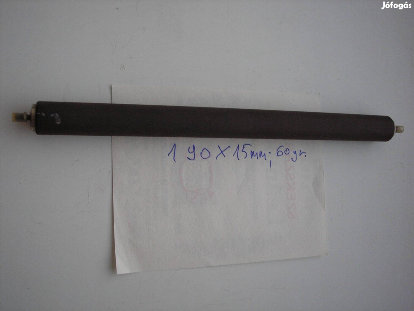 Gumihenger , 190 x 15 mm , 2,5 mm-es átmenő tengely , 60 gr