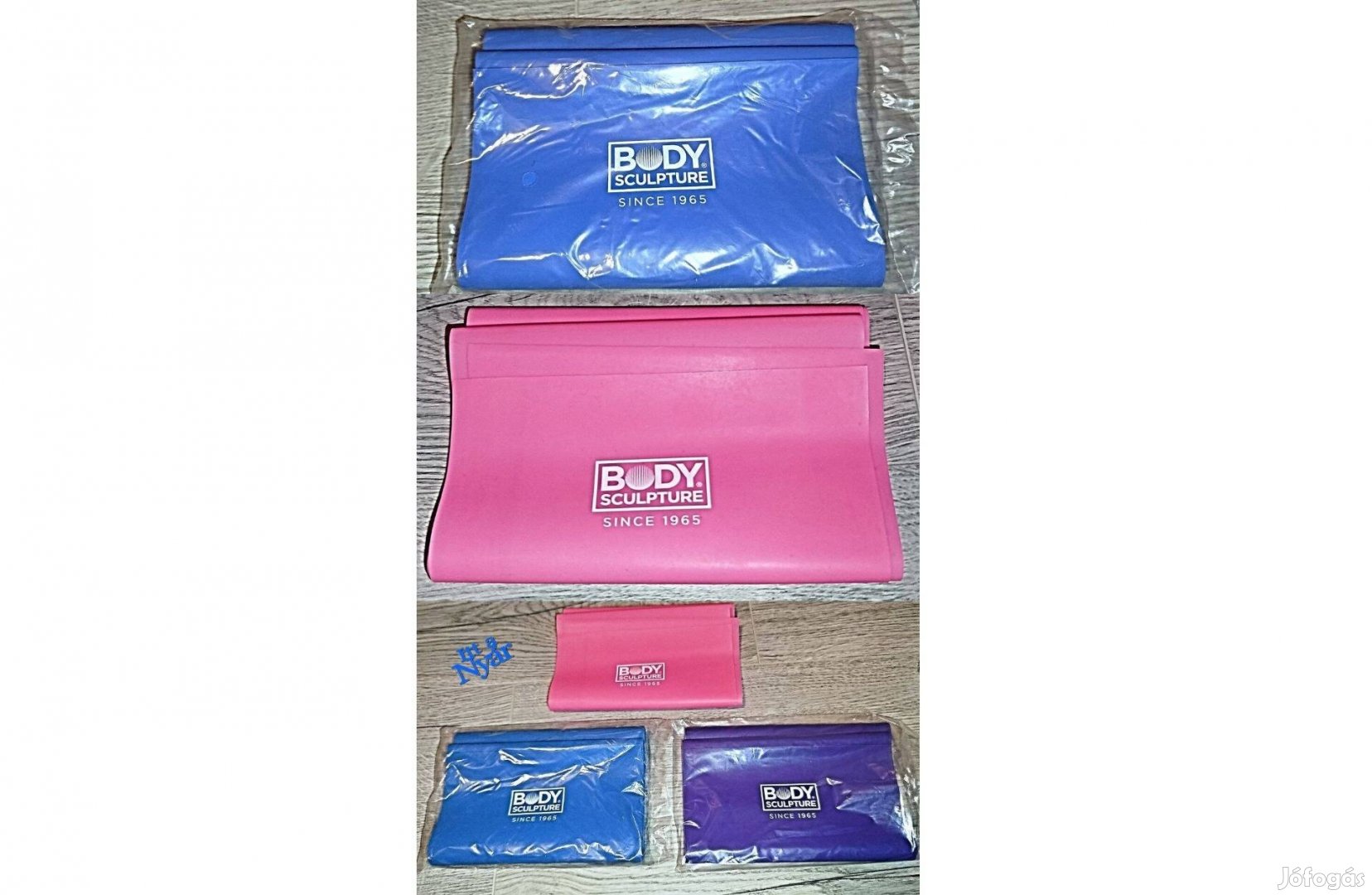 Gumiszalag szalag növekvő ellenállással kék rózsaszín pink