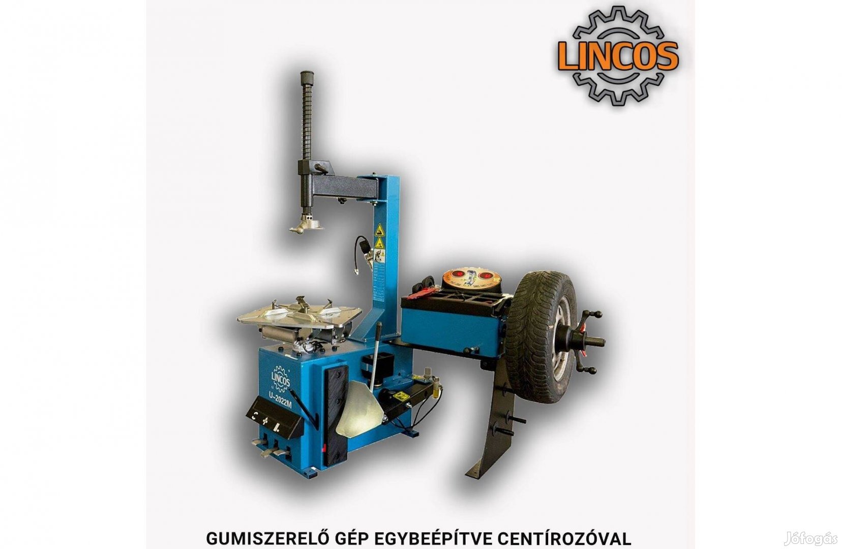 Gumiszerelő gép egybeépítve centírozóval U-2022M Lincos
