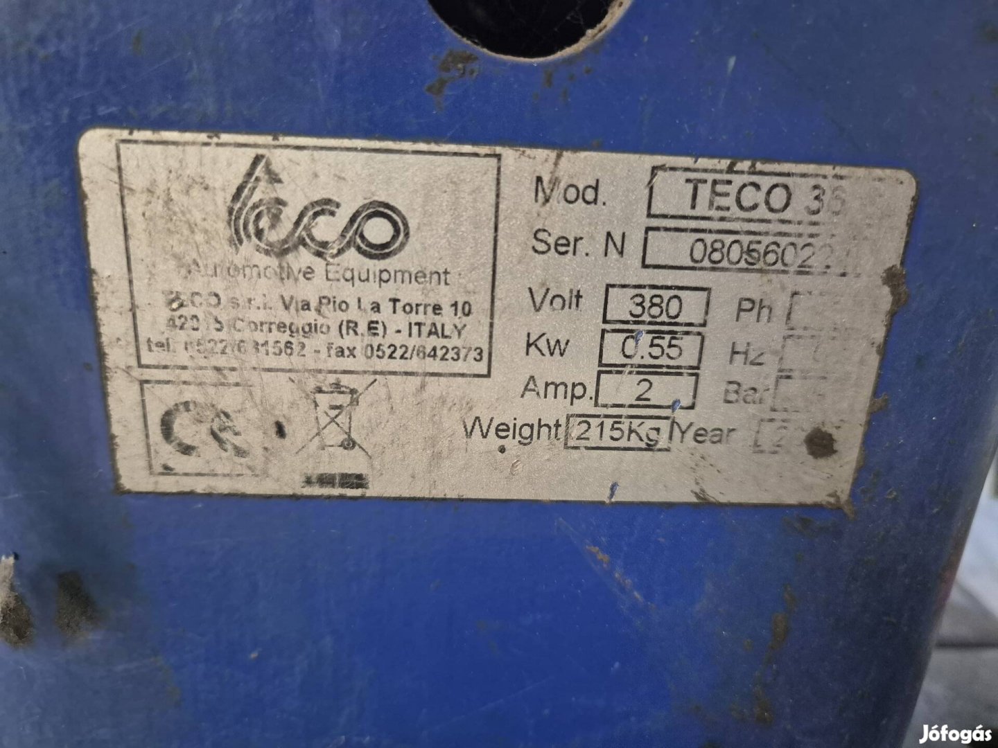 Gumiszerelő gép eladó