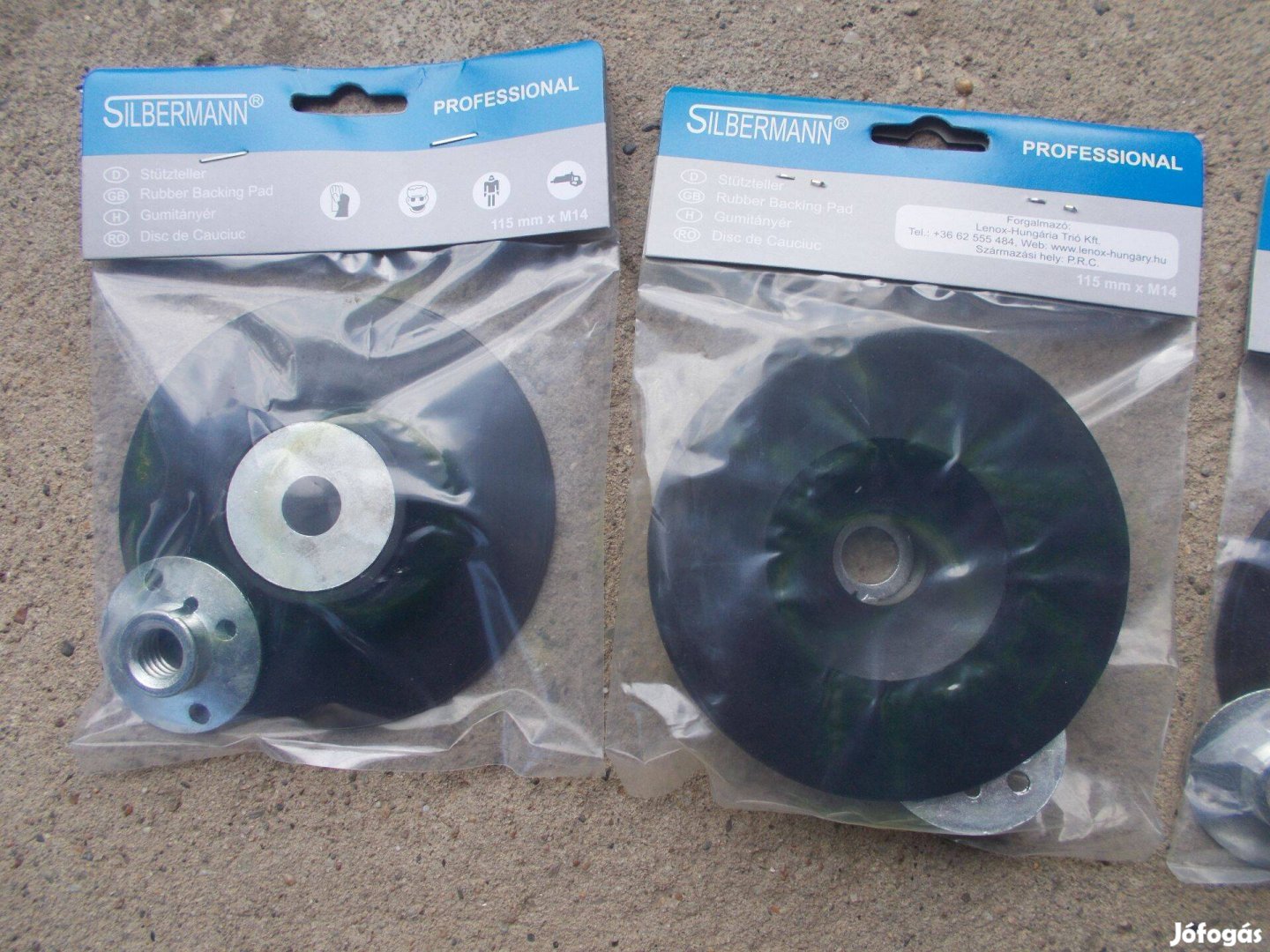 Gumitányél fibertárcsához, 115 mm, M14