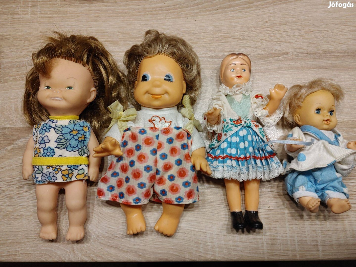 Gumitestű babák antikvitás vintage babák