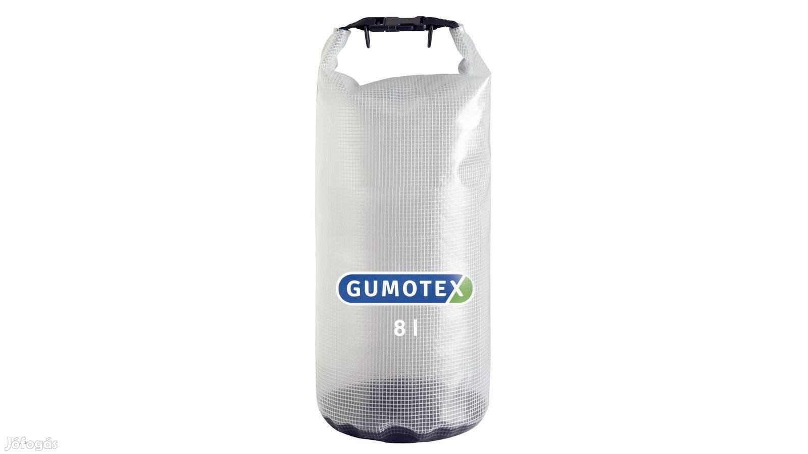 Gumotex vízhatlan zsák 8l transparent