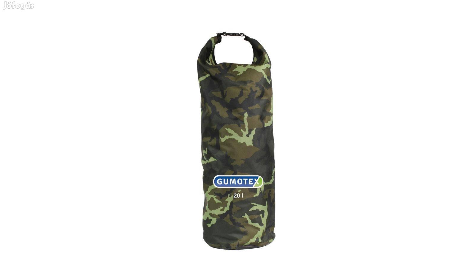 Gumotex vízhatlan zsák kortexin 20l camo