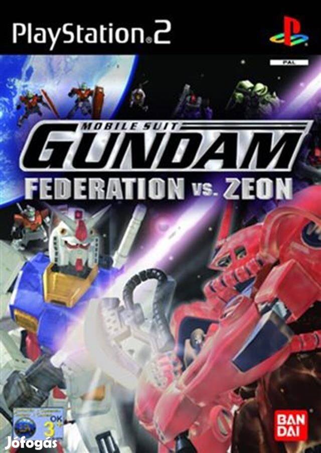 Gundam Federation Vs Zeon eredeti Playstation 2 játék