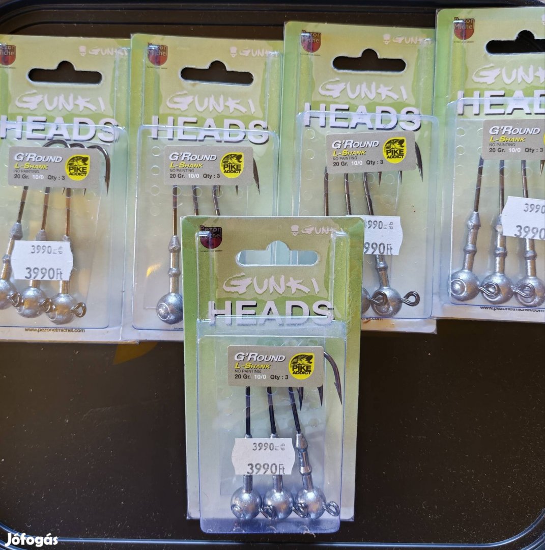 Gunki Jigfej 20 gr 5 doboz