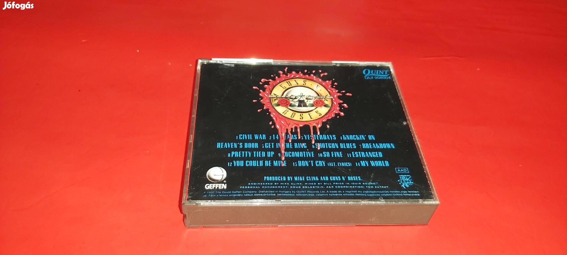 Guns 'N' Roses Use your illusion I-II dupla Cd box Quint 