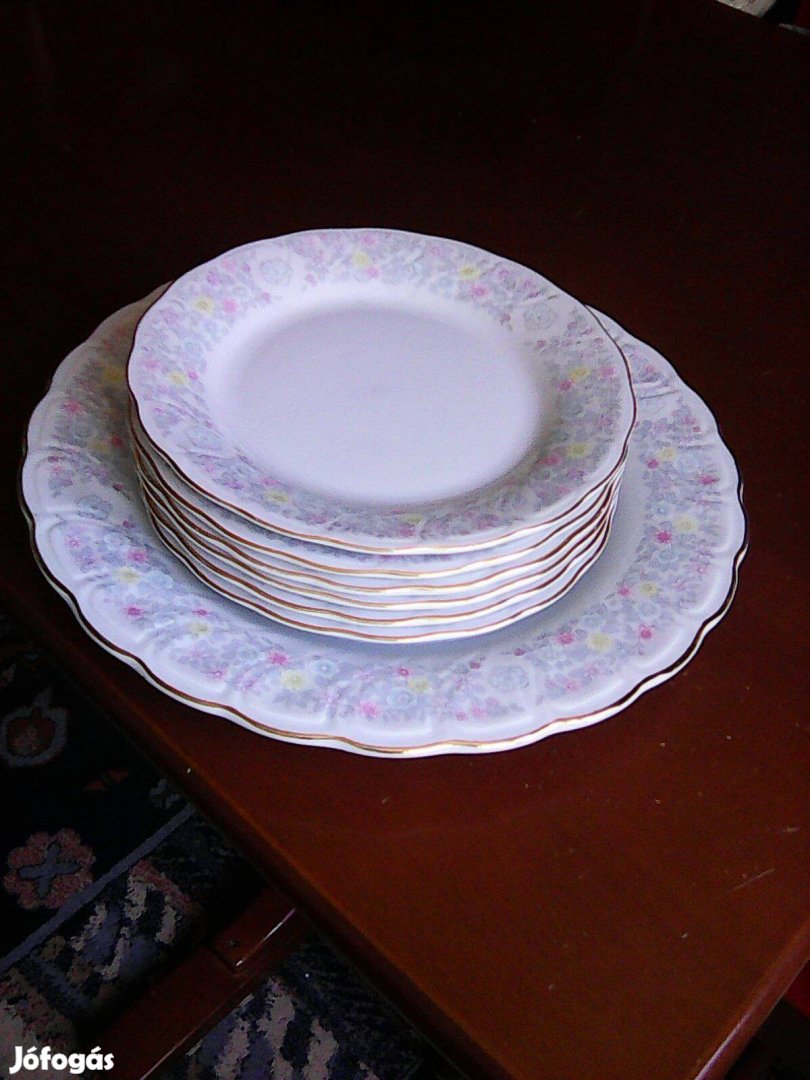 Guogvang porcelán 6 db- os süteményes készlet